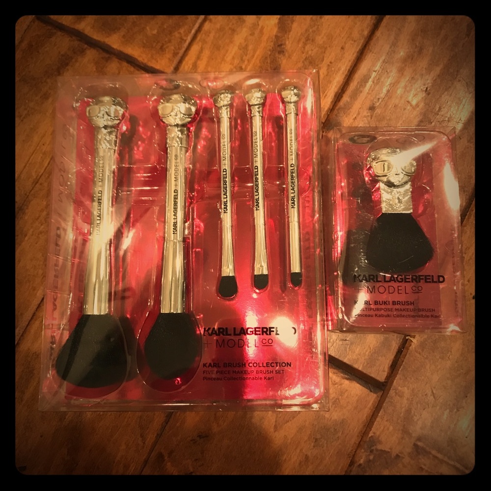 Karl Lagerfeld x Modelco Brush Set (Six Pieces)